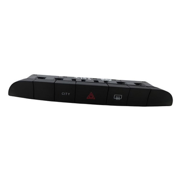 Comando Botão Pisca Alerta Fiat Mobi 2017 2018 2019 2020 Preto