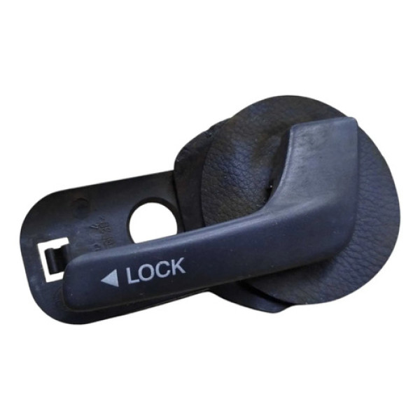 Maçaneta Interna Fiat Palio 2008 2012 Traseira Direita Preto Traseira