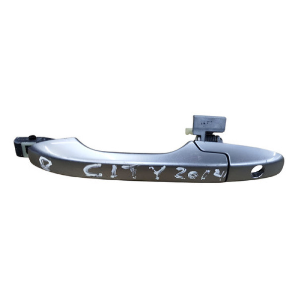 Maçaneta Externa Honda City 2013 2014 Dianteira Esquerda Preto