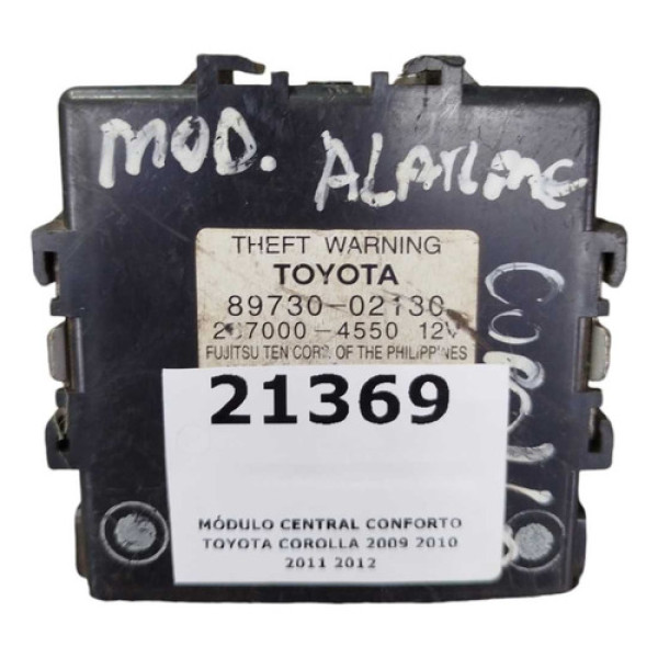 Módulo Central Conforto Corolla 2009 2010 2011 2012 2013
