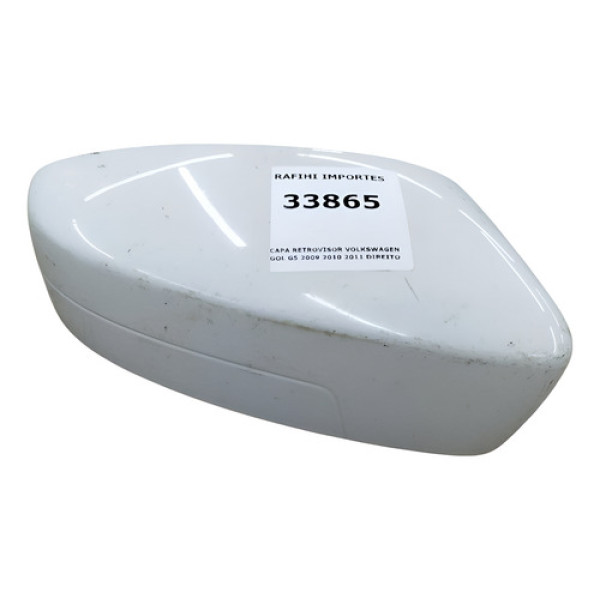 Capa Retrovisor Volkswagen Gol G5 2009 2010 2011 Direito Branco