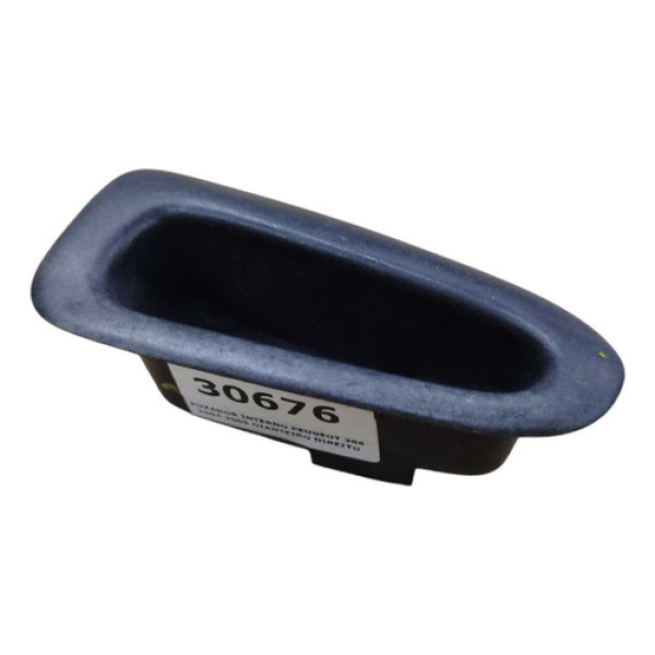 Puxador Interno Peugeot 206 2004 2005 Dianteiro Direito Preto Dianteira