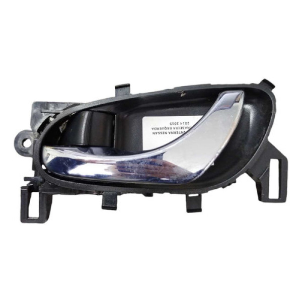 Maçaneta Interna Sentra Traseira Esquerda 2013 2014 2015 Cromo Traseira