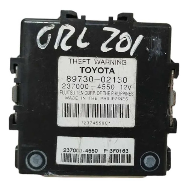 Módulo Central Alarme Toyota Corolla 2009 2010 2011 2012 13