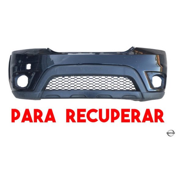 Parachoque Dianteiro Dodge Journey 2013 Para Recuperar Preto