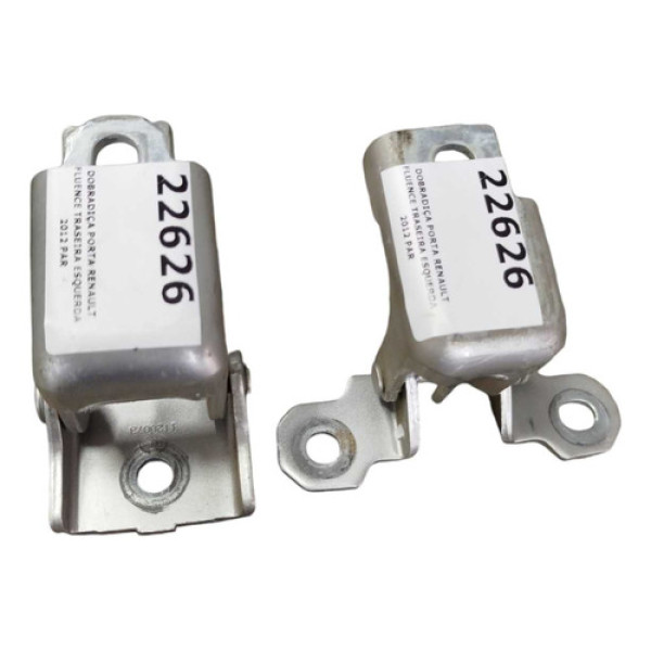 Dobradiça Porta Renault Fluence Traseira Esquerda 2012 Par