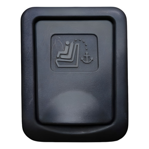 Moldura Acabamento Isofix Traseira Hb20 2013 2014 2015 Preto