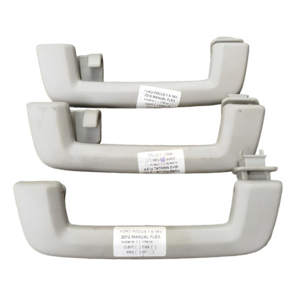 Alça Teto Ford Focus 2008 2009 2010 2011 2012 Jogo Branco