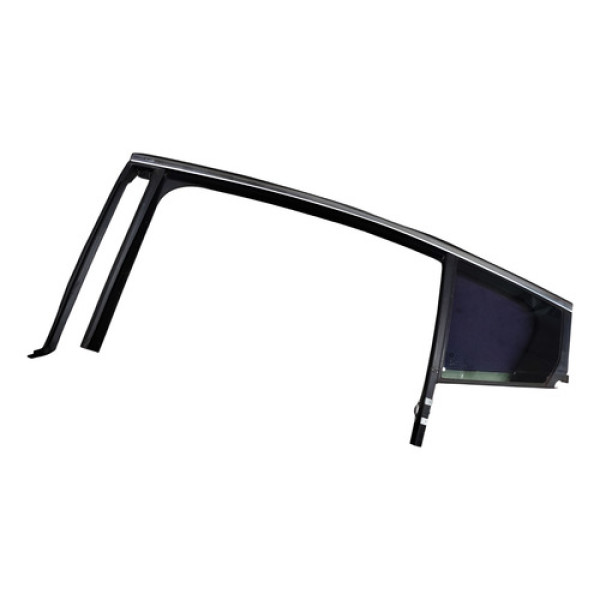 Vidro Fixo Borracha Guarnição Cruze 2013 Traseira Esquerda Preta/cromo