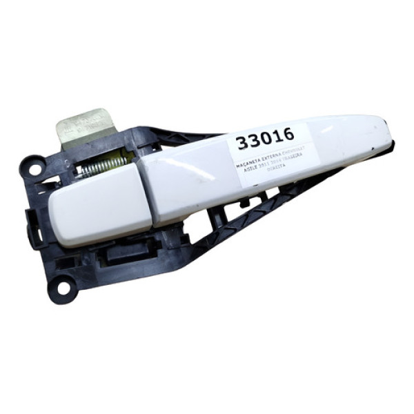 Maçaneta Externa Chevrolet Agile 2011 2014 Traseira Direita Branca