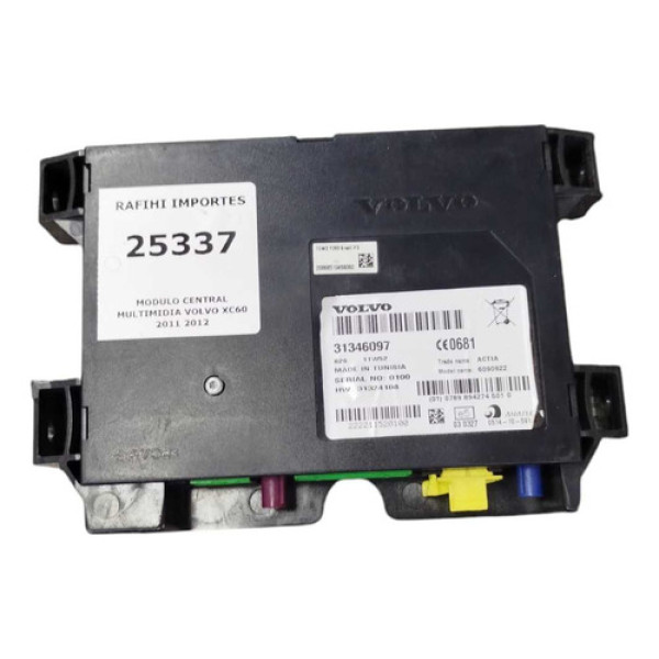 Modulo Central Multimidia Volvo Xc60 2011 2012