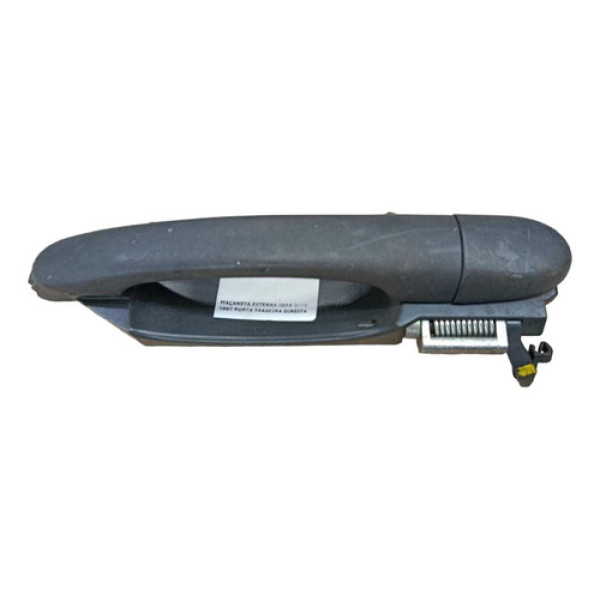 Maçaneta Externa Idea 2006 2007 Porta Traseira Direita Preto Traseira