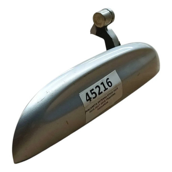 Maçaneta Externa Etios 2015 2016 2017 2018 Traseira Esquerda Prata Traseira