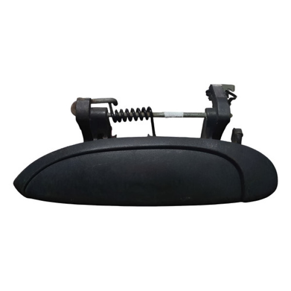 Maçaneta Externa Renault Clio Traseira Esquerda 2002 A 2012 Preto Traseira
