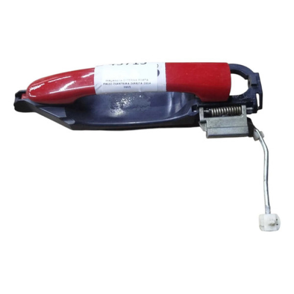 Maçaneta Externa Porta Palio Dianteira Direita 2014 2015 Vermelho Dianteira