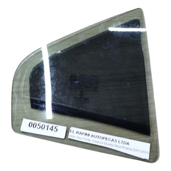 Vidro Fixo Porta Traseira Direita Onix Prisma 2013 2019