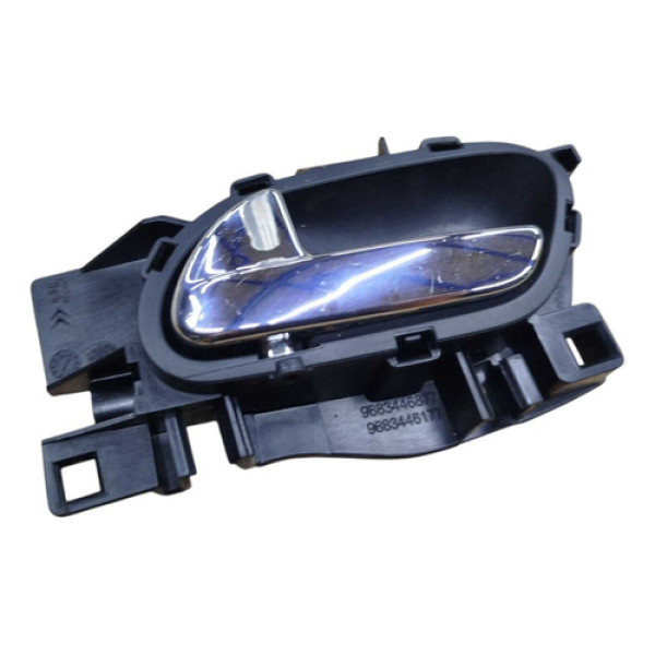 Maçaneta Interna Citroen C3 Aircross Dianteira Esquerda 2015 Preto Dianteira