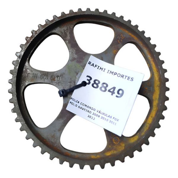 Polia Comando Válvulas Fox Polo Saveiro 2009 2010 2011 2012 Preto
