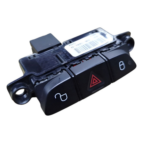 Botão Pisca Alerta Trava Destrava Ford Ka 2015 2016 2018 Preta
