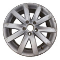 Roda Aluminio Aro 17 Volkswagen Golf Mk6 2014 Tala 7 5x112 Prateado