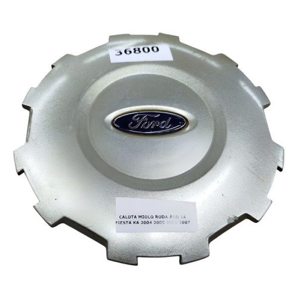 Calota Miolo Roda Aro 14 Fiesta Ka 2004 2005 2006 2007 Dourada