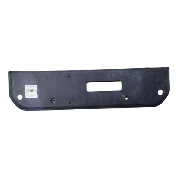 Suporte Placa Moldura Traseira Fiat Strada 2014 2015 Detalhe Preto