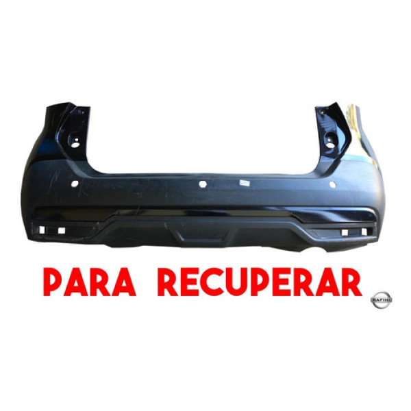 Parachoque Traseiro Nissan Kicks 2016 A 2020 Para Recuperar