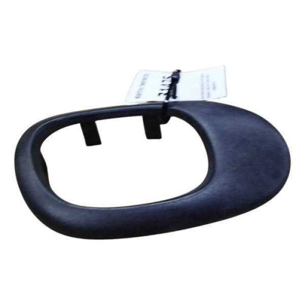 Moldura Maçaneta Interna Peugeot 206 207 2005 2012 Esquerda Preto Dianteira/traseira
