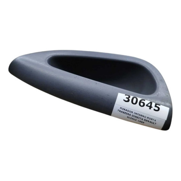 Puxador Interno Porta Traseira Direita Renault Scenic 1999 Preto Traseira