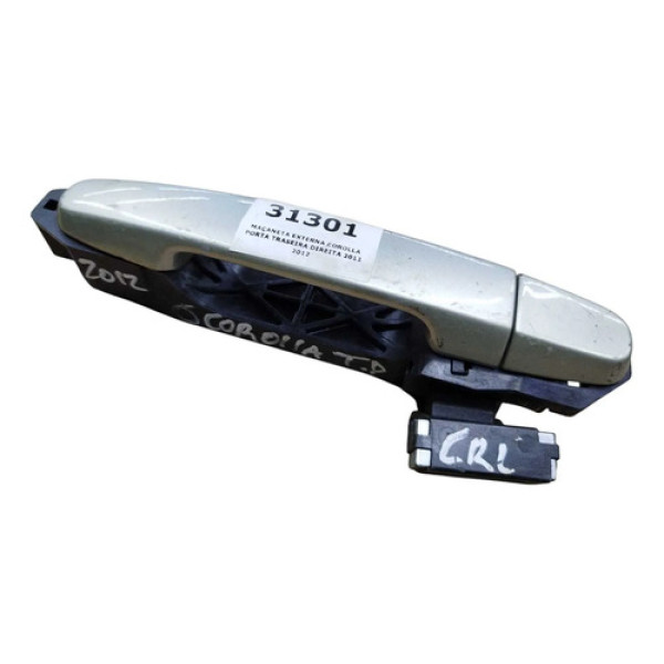 Maçaneta Externa Corolla Porta Traseira Direita 2011 2012 Cinza Traseira