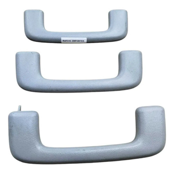 Alça Teto Mitsubishi Asx 2010 2011 2012 Kit Cinza