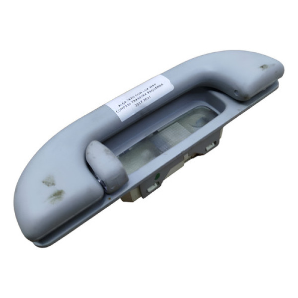 Alça Teto Com Luz Jeep Compass Traseira Esquerda 2017 2021 Cinza