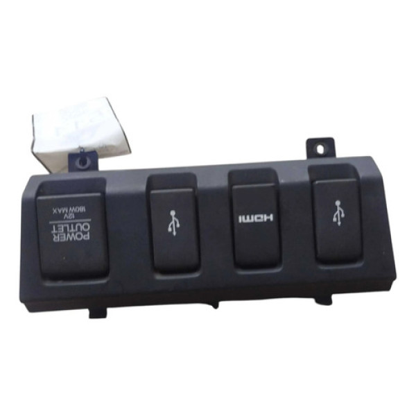 Kit Botoes Honda Hrv Usb Hdmi Saida 12v 2016 83412-t7t-m010 Preto