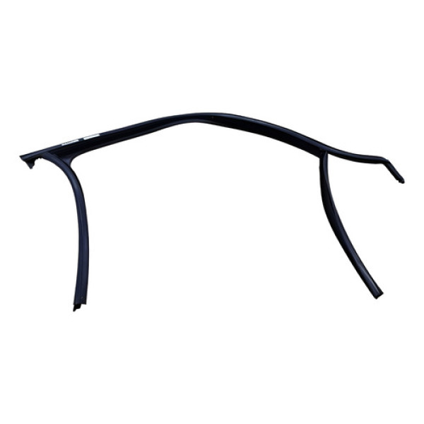 Borracha Guarnição Vidro Polo 2018 Dianteiro Direito  - Preta