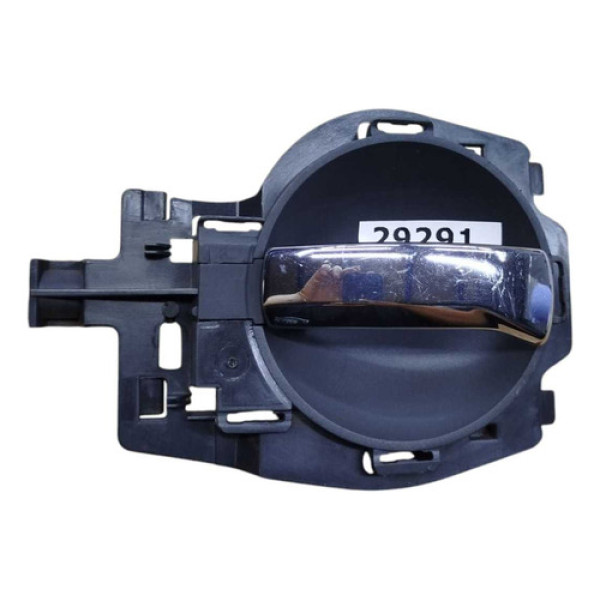 Maçaneta Interna Citroen C3 Traseira Direita 2008 2009 2010 Preto Traseira