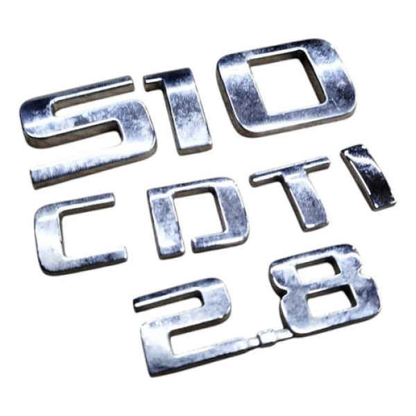 Emblema S10 Cdti 2.8 2013 2014 2015 Original Prateado