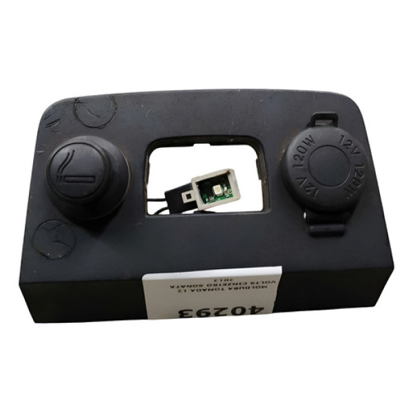 Moldura Tomada 12 Volts Cinzeiro Sonata 2012