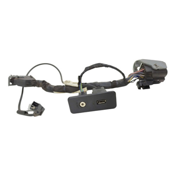 Entrada Usb E Auxiliar Com Chicote Console Ford Fusion 2011