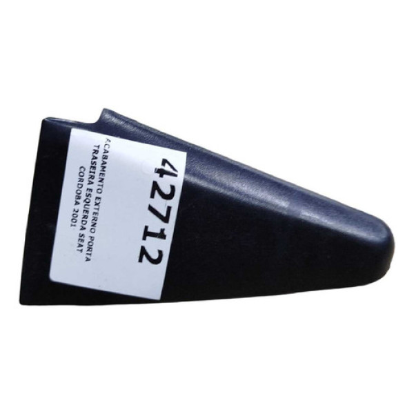 Acabamento Externo Porta Traseira Esquerda Seat Cordoba 2001 Preto