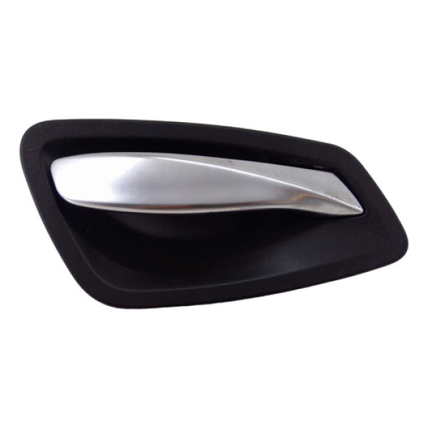 Maçaneta Interna Bmw 318i 320 Dianteira Esquerda 2010 2012 Preto Dianteira