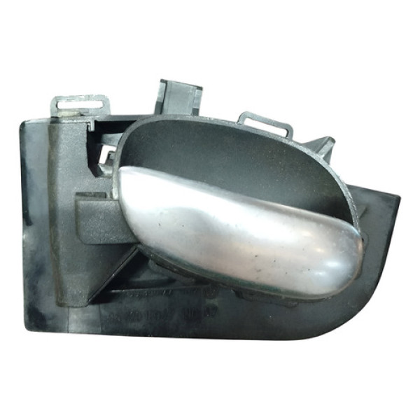 Maçaneta Interna Dianteira Esquerda Peugeot 206 2004 2005  Preto Dianteira