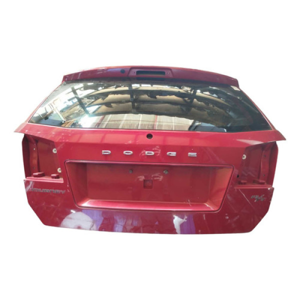 Tampa Traseira Dodge Journey 2010 2011 2012 2013 Com Vigia Vermelha