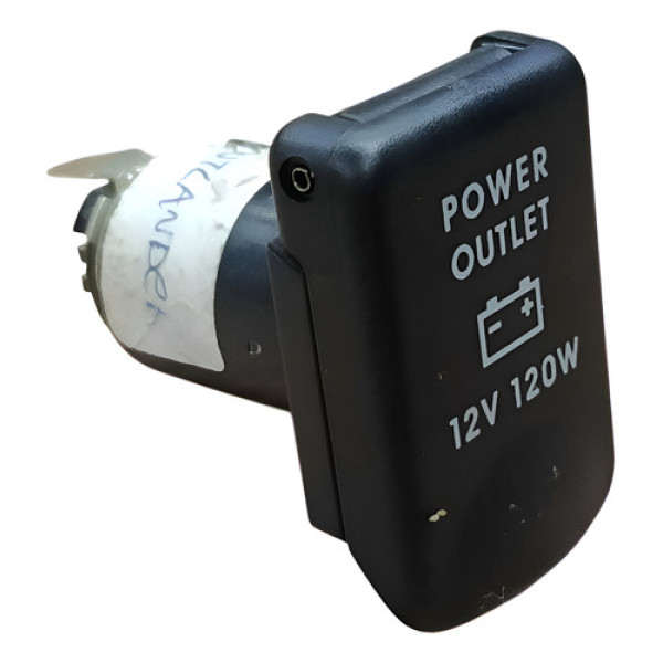 Tomada 12 Volts Outlander 2010 2011 2012 - Preto