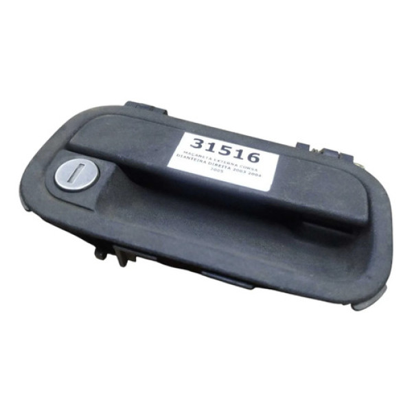 Maçaneta Externa Corsa Dianteira Direita 2003 2004 2005 Preto Dianteira