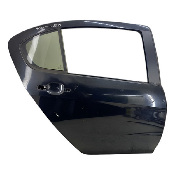 Porta Traseira Direita Peugeot 408 2012 2013 2014 Detalhe Preta Direita Traseira