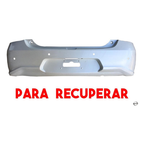 Parachoque Traseiro Toyota Etios Hatch 2018 Para Recuperar