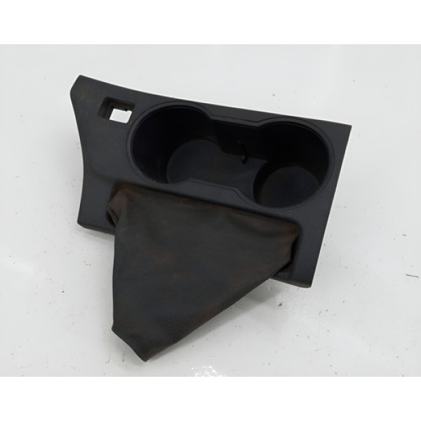 Acabamento Porta Copos C/ Coifa Freio De Mão Corolla 2014 Preto