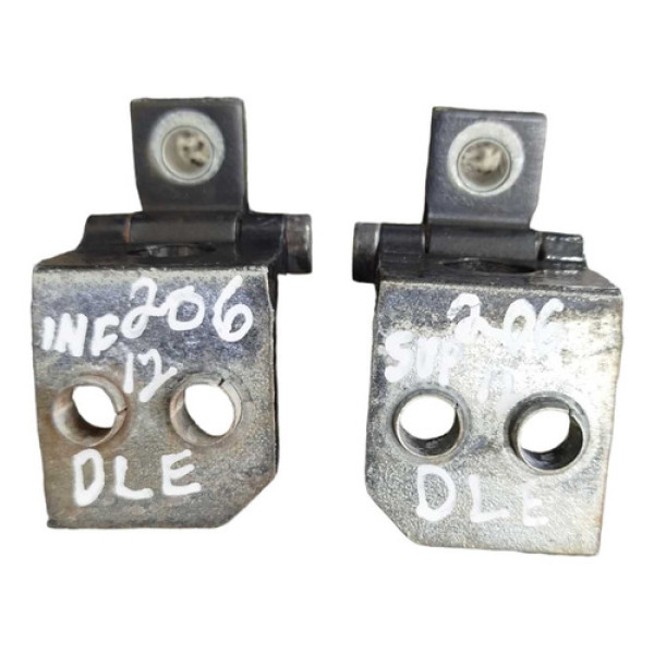 Dobradiça Porta Peugeot 206 Dianteira Esquerda 2006 2007 Par