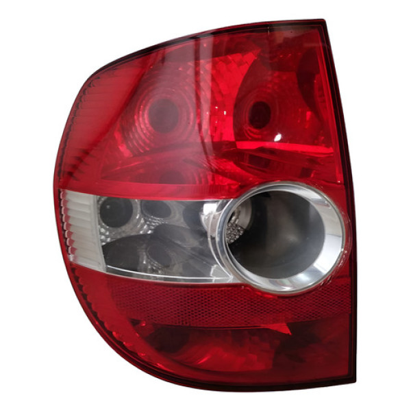 Lanterna Esquerda Volkswagen Fox Crossfox 2006 2007 2008 Esquerdo/motorista Vermelho
