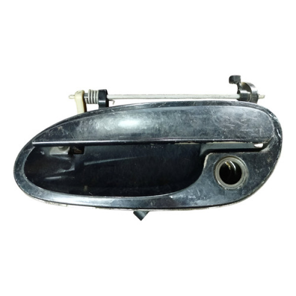 Maçaneta Externa Dianteira Esquerda Gm Omega 2001 Prata Dianteira